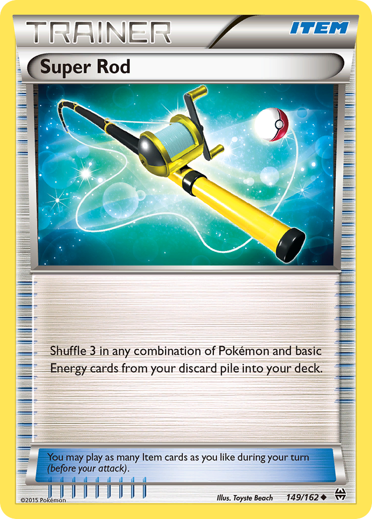 Super Rod – BREAKthrough 149/162 Pokémon card