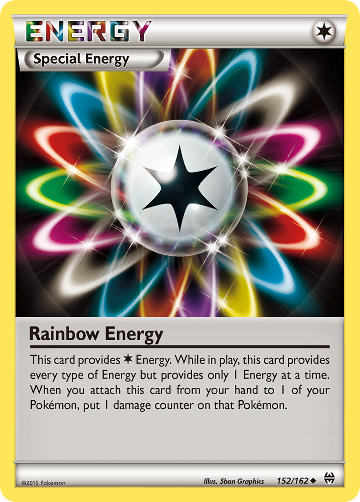 Rainbow Energy – BREAKthrough 152/162 Pokémon card