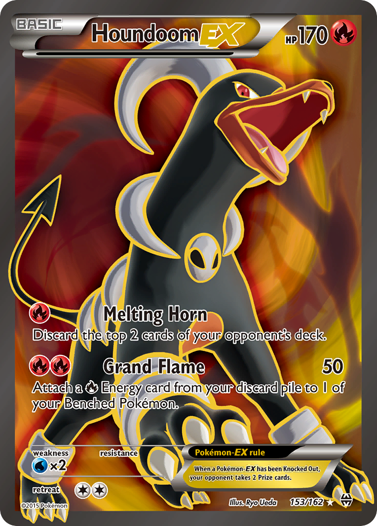 Houndoom-EX – BREAKthrough 153/162 Pokémon card