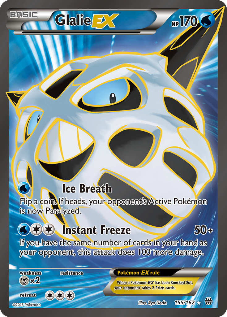 Glalie-EX – BREAKthrough 155/162 Pokémon card