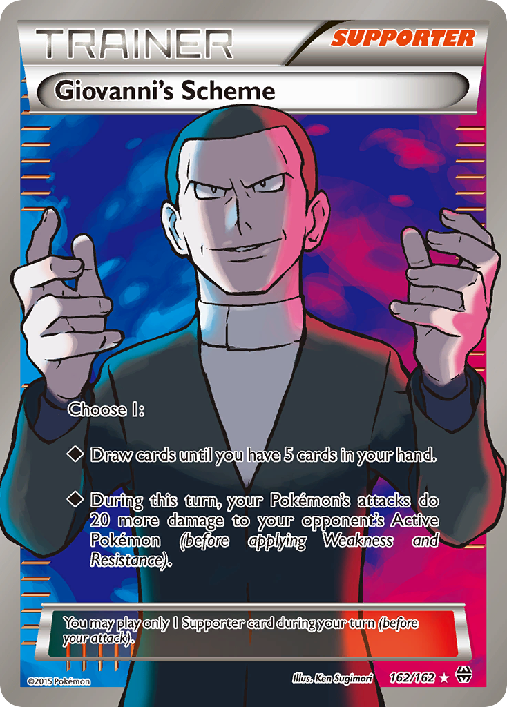 Giovanni's Scheme – BREAKthrough 162/162 Pokémon card