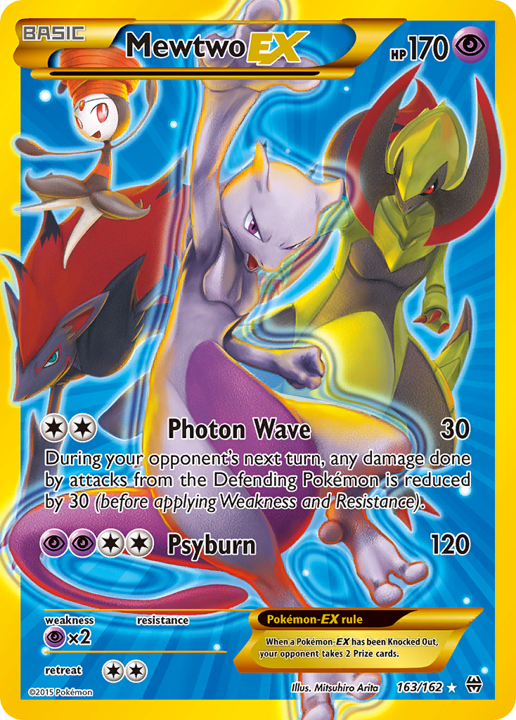 Mewtwo-EX – BREAKthrough 163/162 Pokémon card