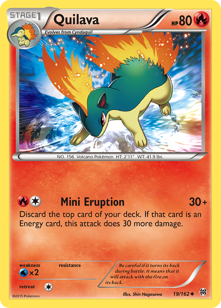 Quilava – BREAKthrough 19/162 Pokémon card