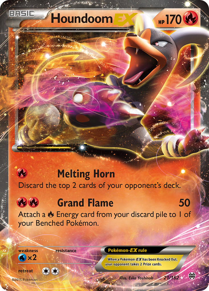 Houndoom-EX – BREAKthrough 21/162 Pokémon card