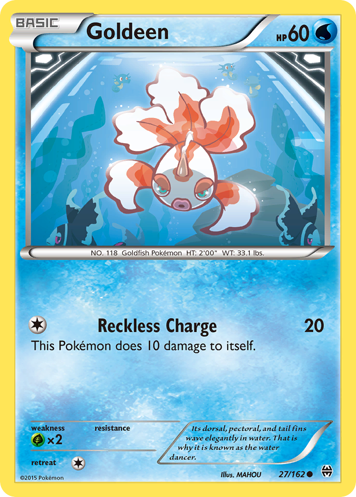 Goldeen – BREAKthrough 27/162 Pokémon card
