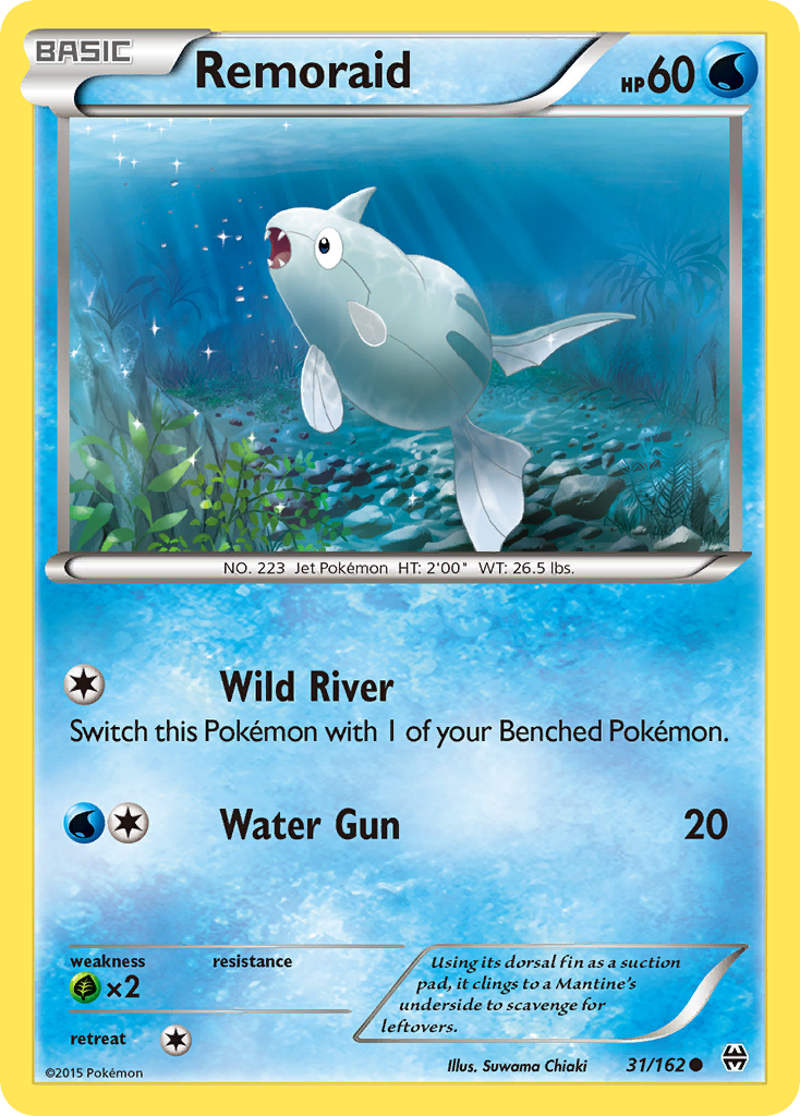 Remoraid – BREAKthrough 31/162 Pokémon card