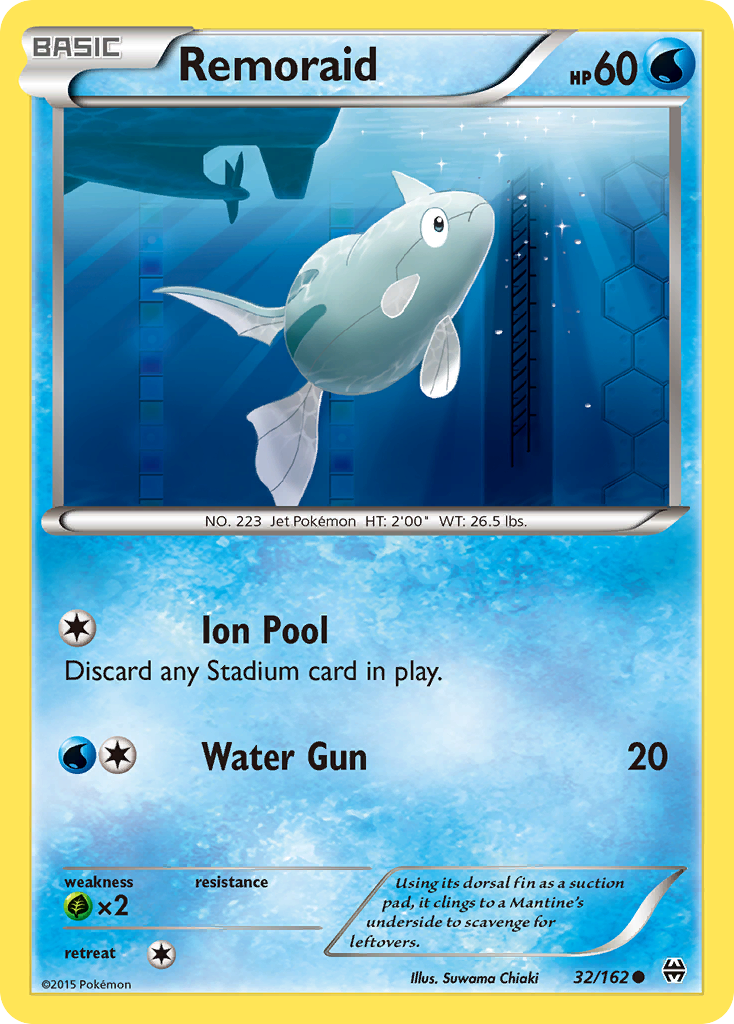Remoraid – BREAKthrough 32/162 Pokémon card
