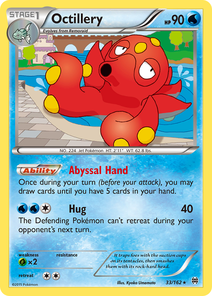 Octillery – BREAKthrough 33/162 Pokémon card