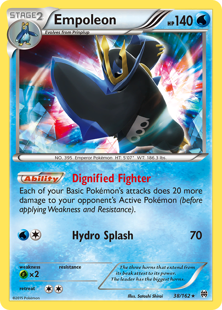 Empoleon – BREAKthrough 38/162 Pokémon card