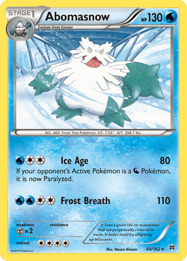 Abomasnow - BREAKthrough 40