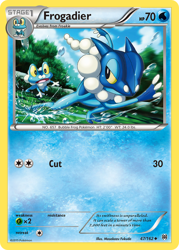 Frogadier – BREAKthrough 47/162 Pokémon card