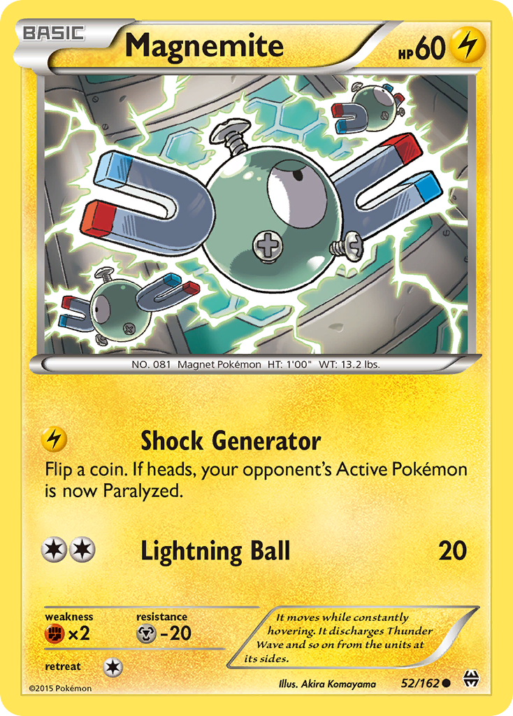 Magnemite – BREAKthrough 52/162 Pokémon card
