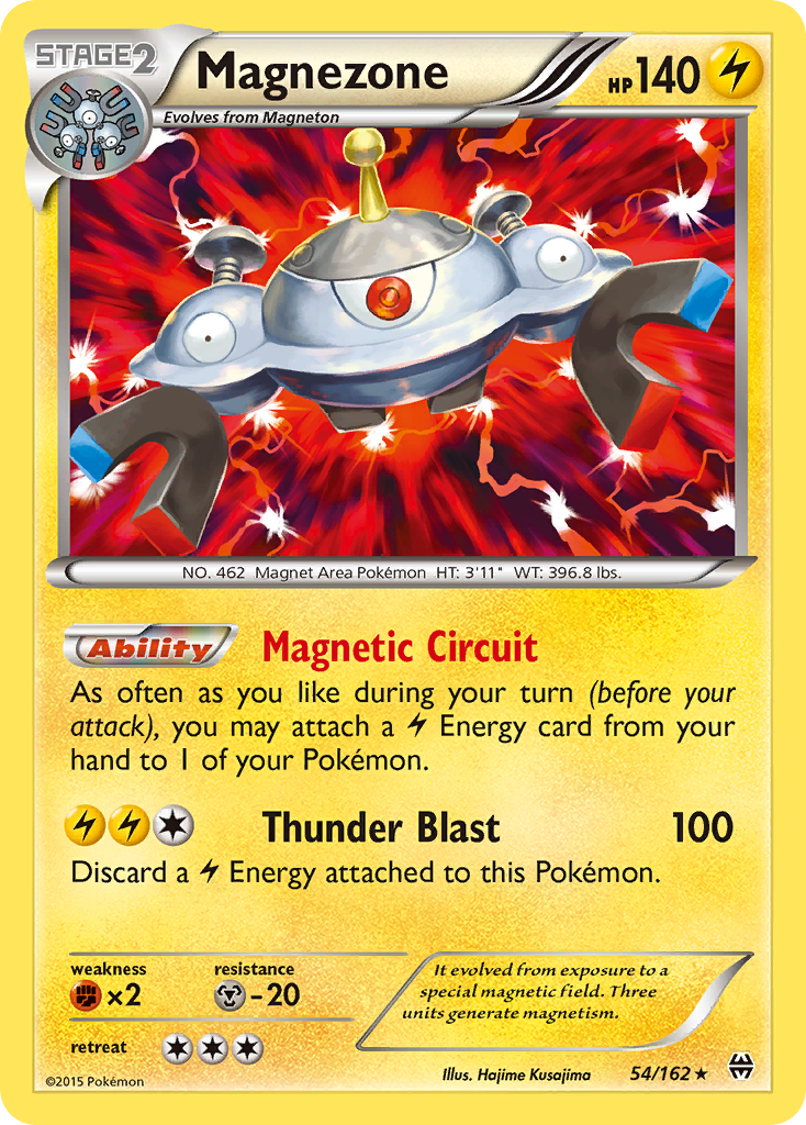Magnezone – BREAKthrough 54/162 Pokémon card