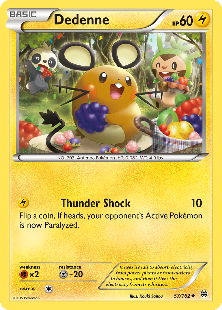 Dedenne – BREAKthrough 57/162 Pokémon card