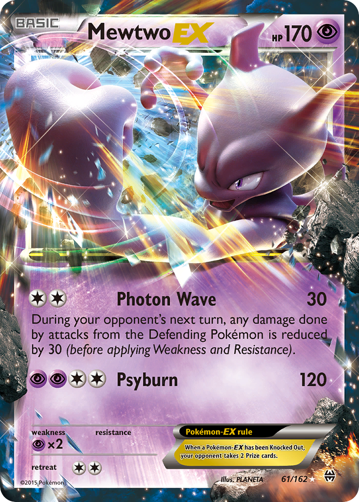Mewtwo-EX – BREAKthrough 61/162 Pokémon card
