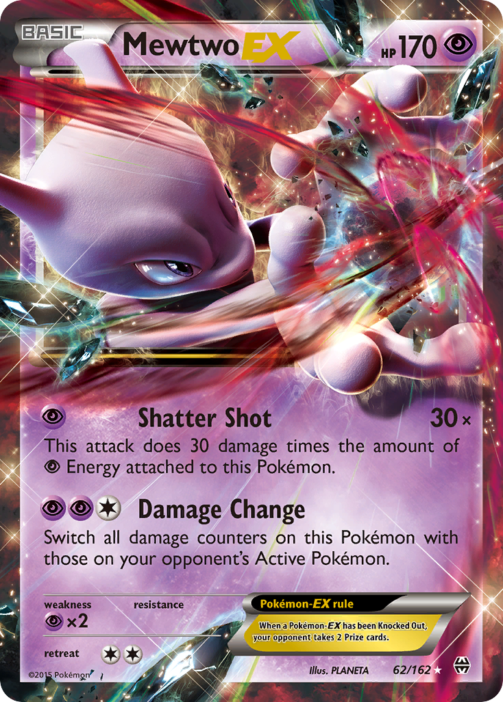Mewtwo-EX – BREAKthrough 62/162 Pokémon card