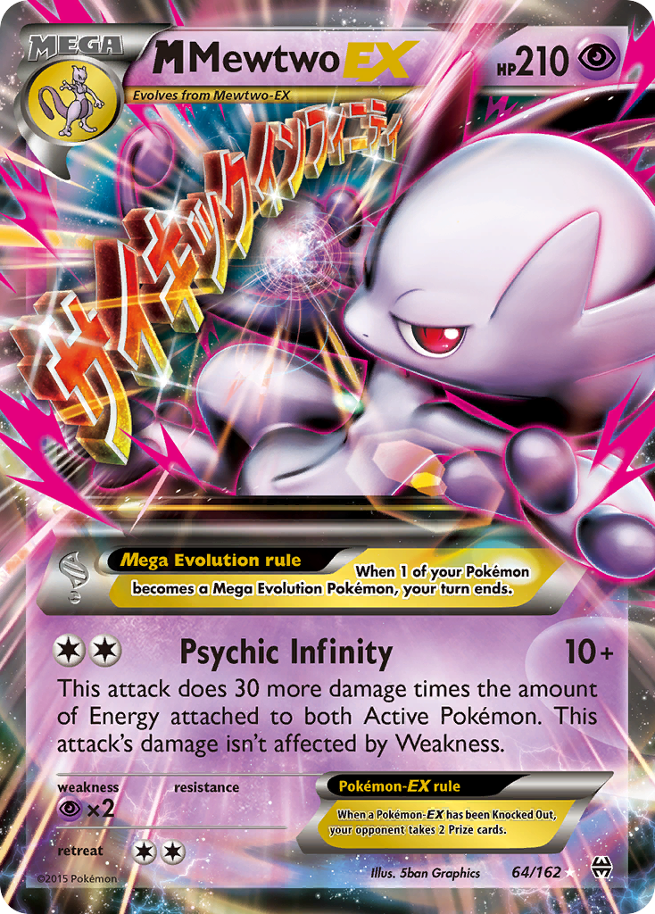 M Mewtwo-EX – BREAKthrough 64/162 Pokémon card