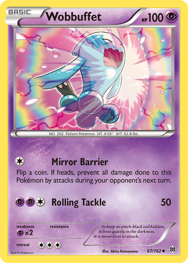 Wobbuffet – BREAKthrough 67/162 Pokémon card