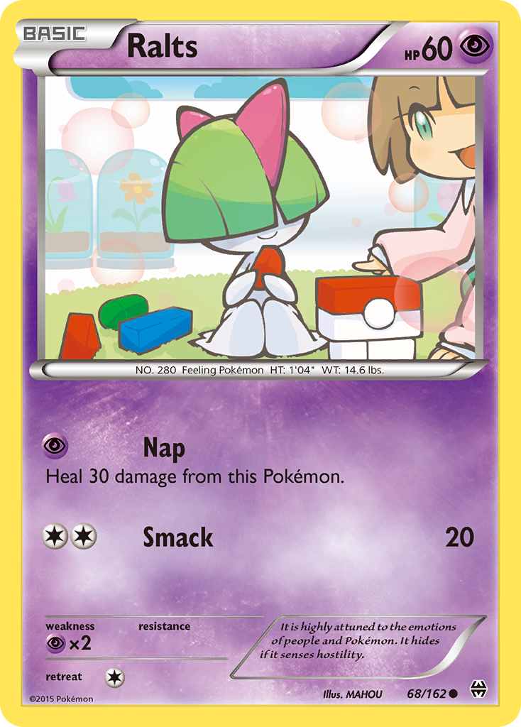 Ralts – BREAKthrough 68/162 Pokémon card