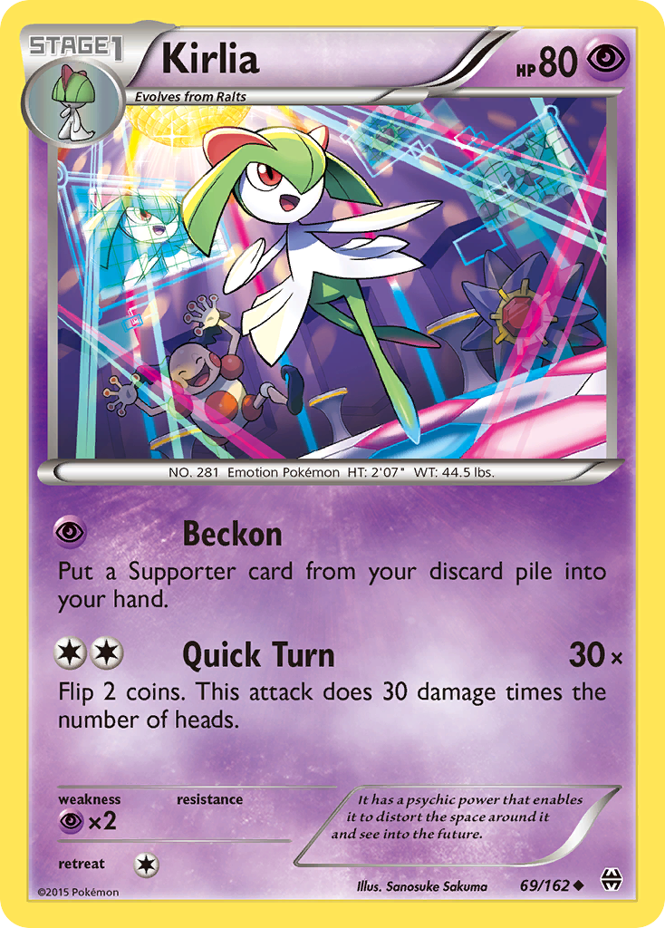 Kirlia – BREAKthrough 69/162 Pokémon card