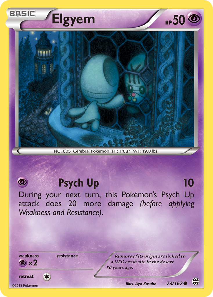 Elgyem – BREAKthrough 73/162 Pokémon card