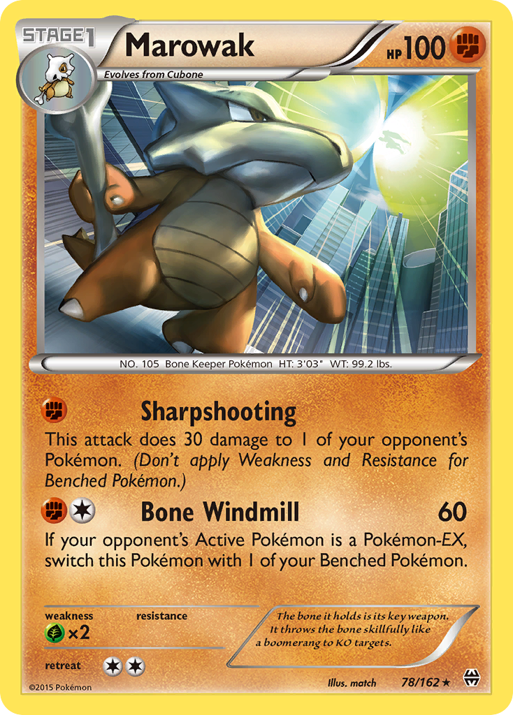 Marowak – BREAKthrough 78/162 Pokémon card