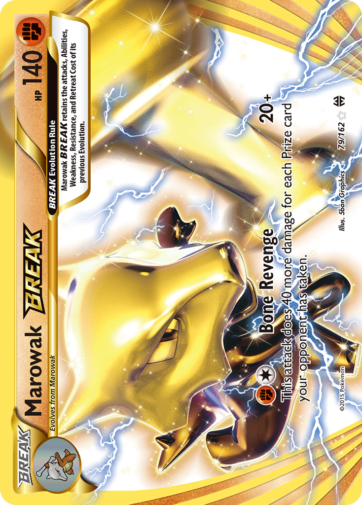 Marowak BREAK – BREAKthrough 79/162 Pokémon card
