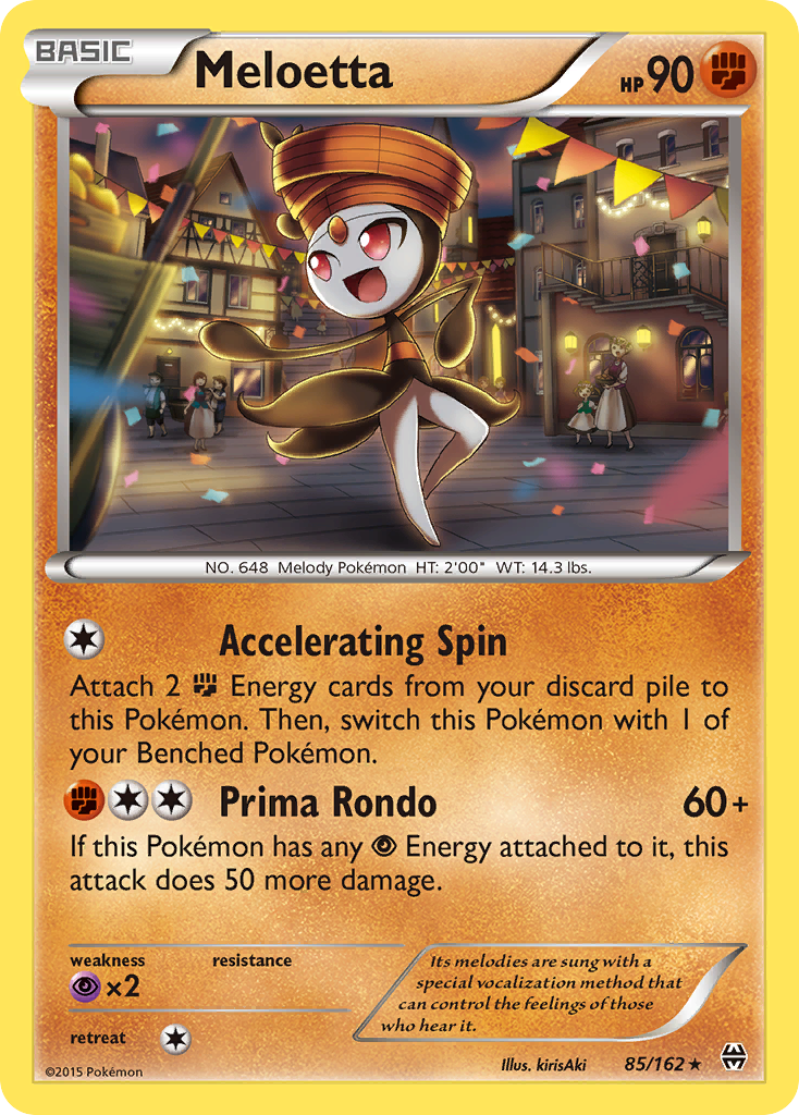 Meloetta – BREAKthrough 85/162 Pokémon card