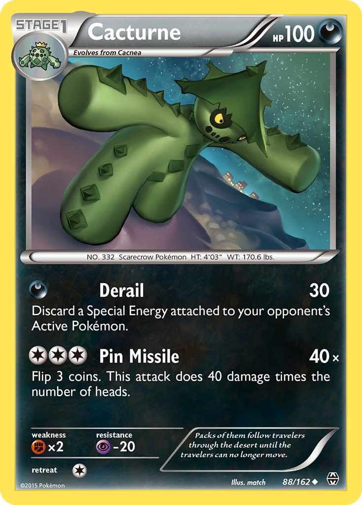 Cacturne – BREAKthrough 88/162 Pokémon card