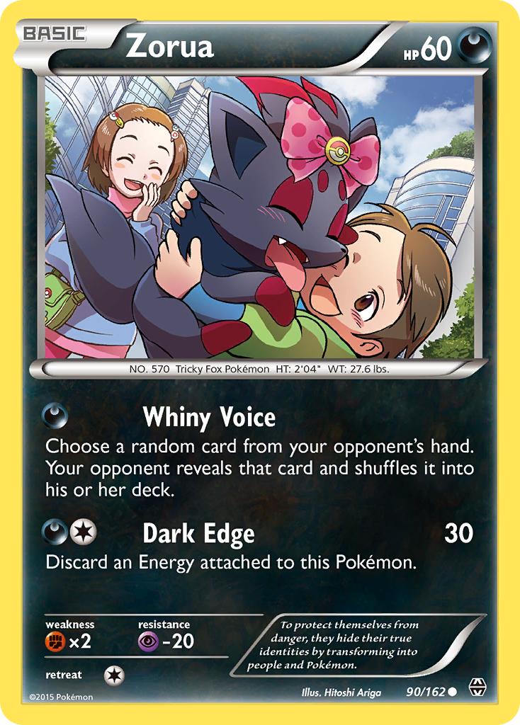 Zorua – BREAKthrough 90/162 Pokémon card