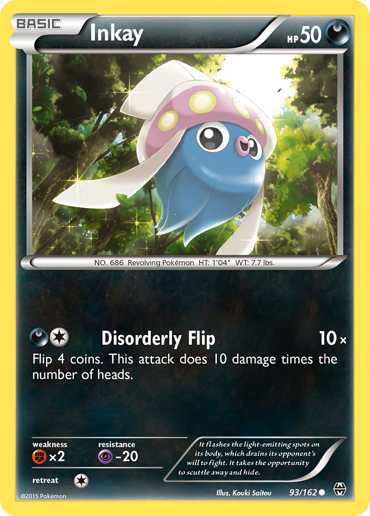Inkay – BREAKthrough 93/162 Pokémon card