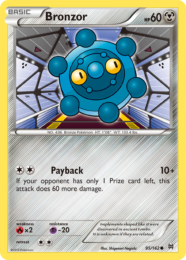 Bronzor – BREAKthrough 95/162 Pokémon card
