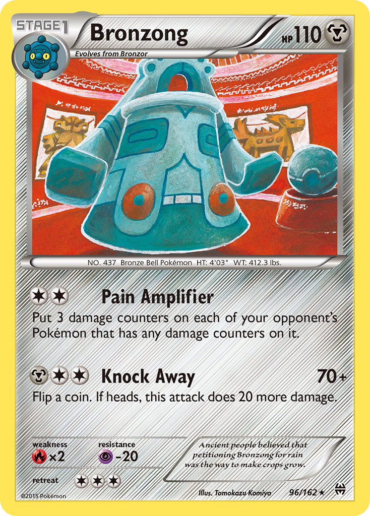Bronzong – BREAKthrough 96/162 Pokémon card