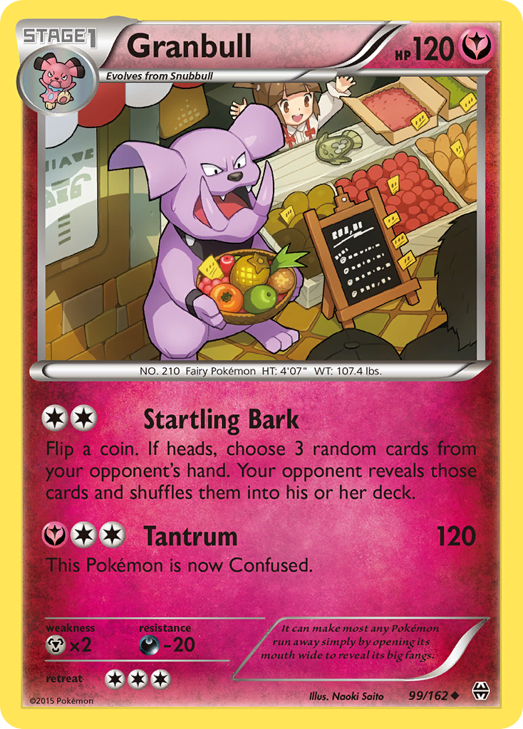 Granbull – BREAKthrough 99/162 Pokémon card