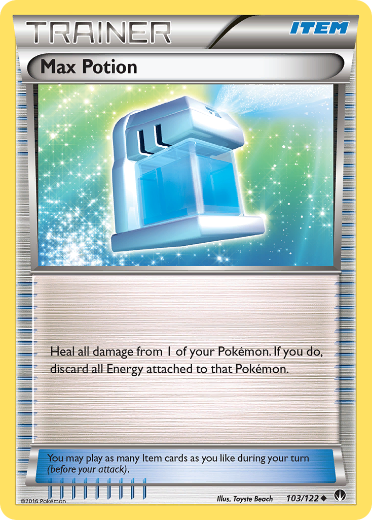 Max Potion – BREAKpoint 103/122 Pokémon card