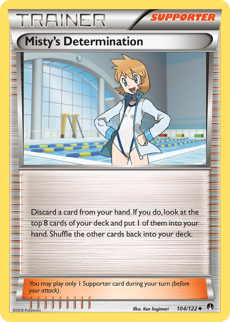Misty's Determination – BREAKpoint 104/122 Pokémon card