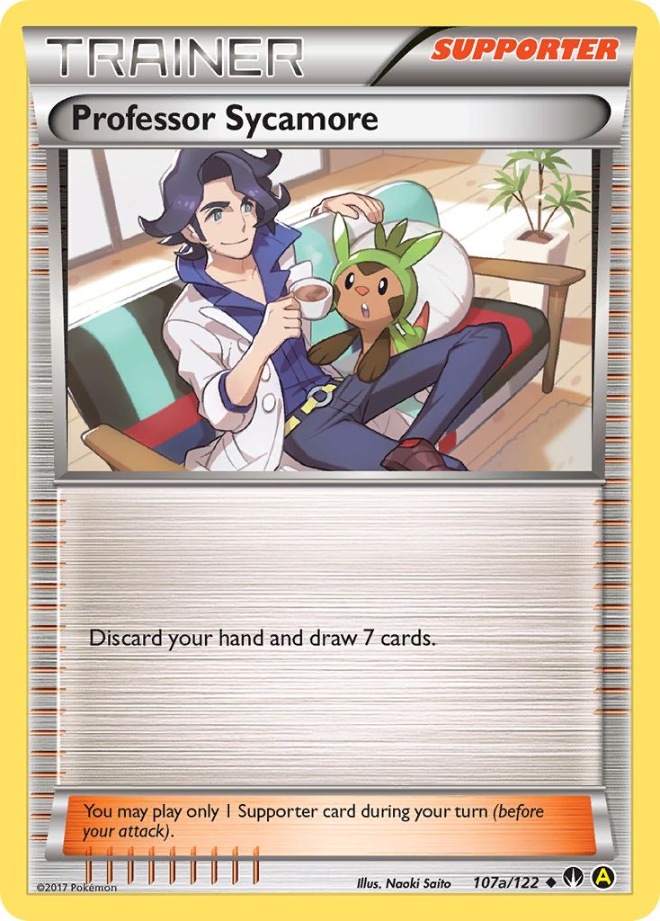 Professor Sycamore – BREAKpoint 107a/122 Pokémon card