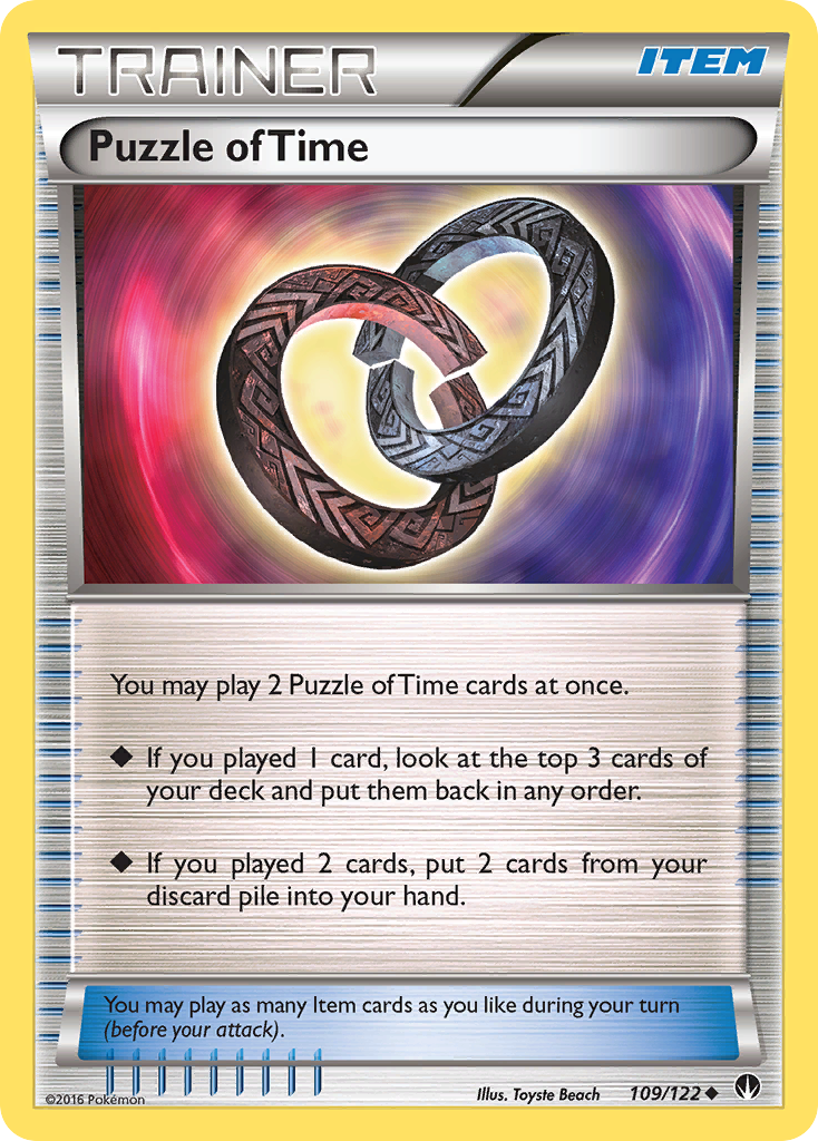 Puzzle of Time – BREAKpoint 109/122 Pokémon card