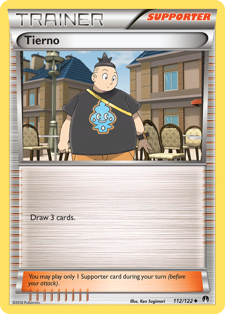 Tierno – BREAKpoint 112/122 Pokémon card