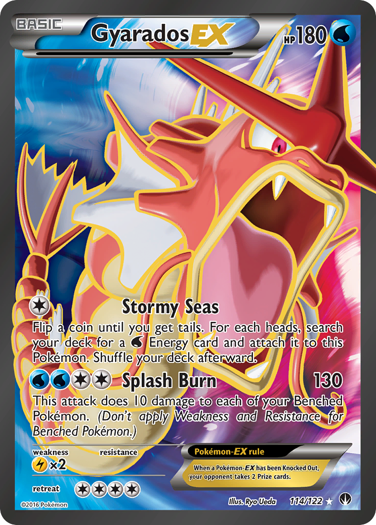 Gyarados-EX – BREAKpoint 114/122 Pokémon card