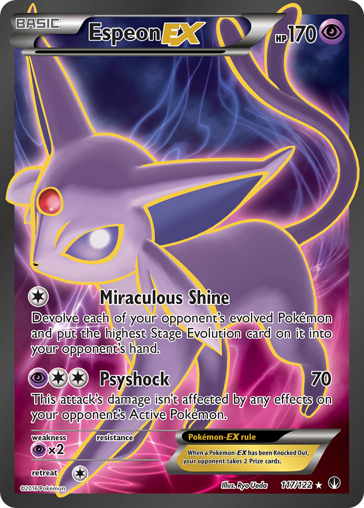 Espeon-EX – BREAKpoint 117/122 Pokémon card