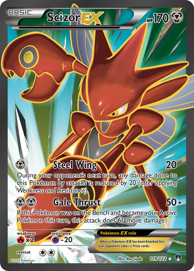 Scizor-EX – BREAKpoint 119/122 Pokémon card