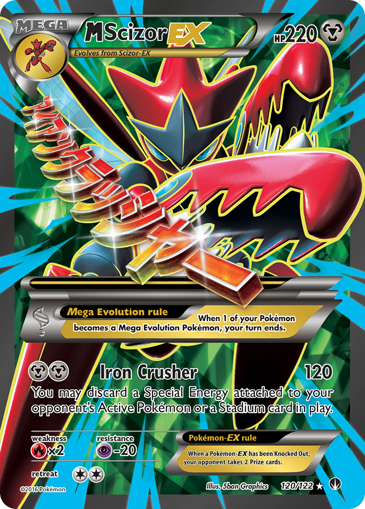 M Scizor-EX – BREAKpoint 120/122 Pokémon card