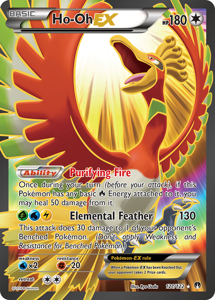 Ho-Oh-EX – BREAKpoint 121/122 Pokémon card