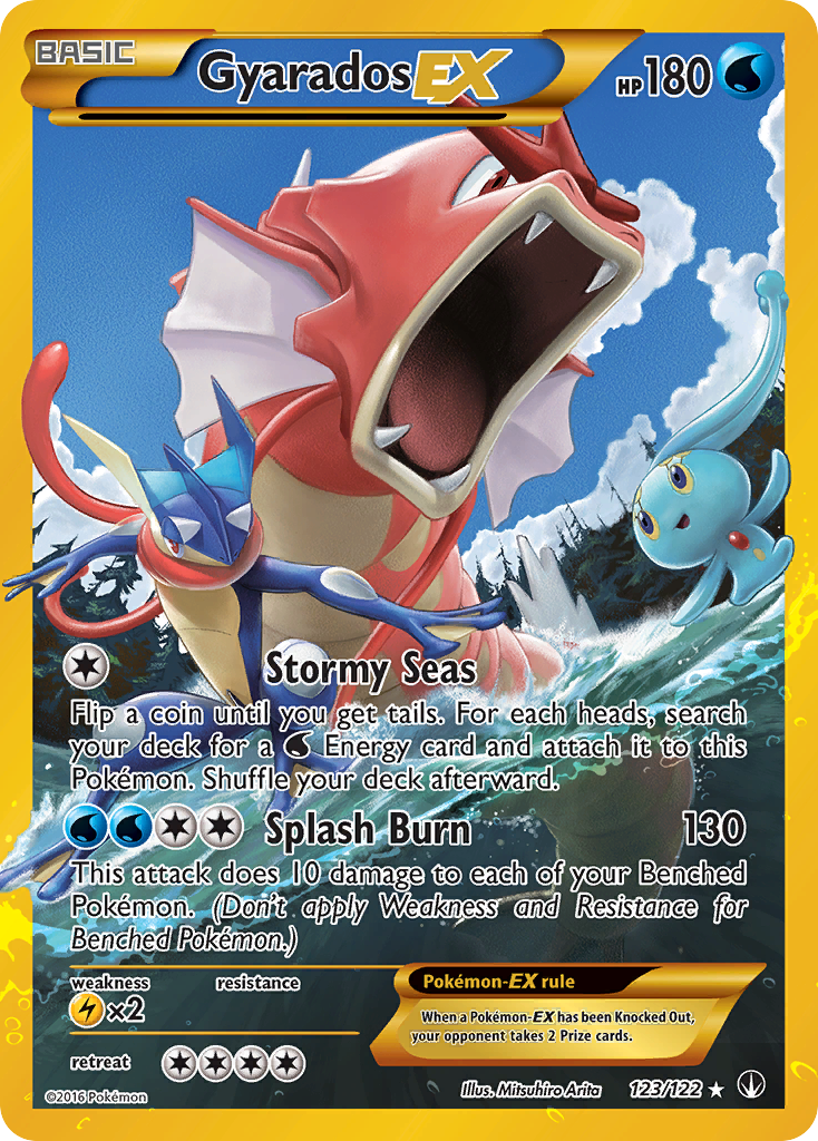 Gyarados-EX – BREAKpoint 123/122 Pokémon card