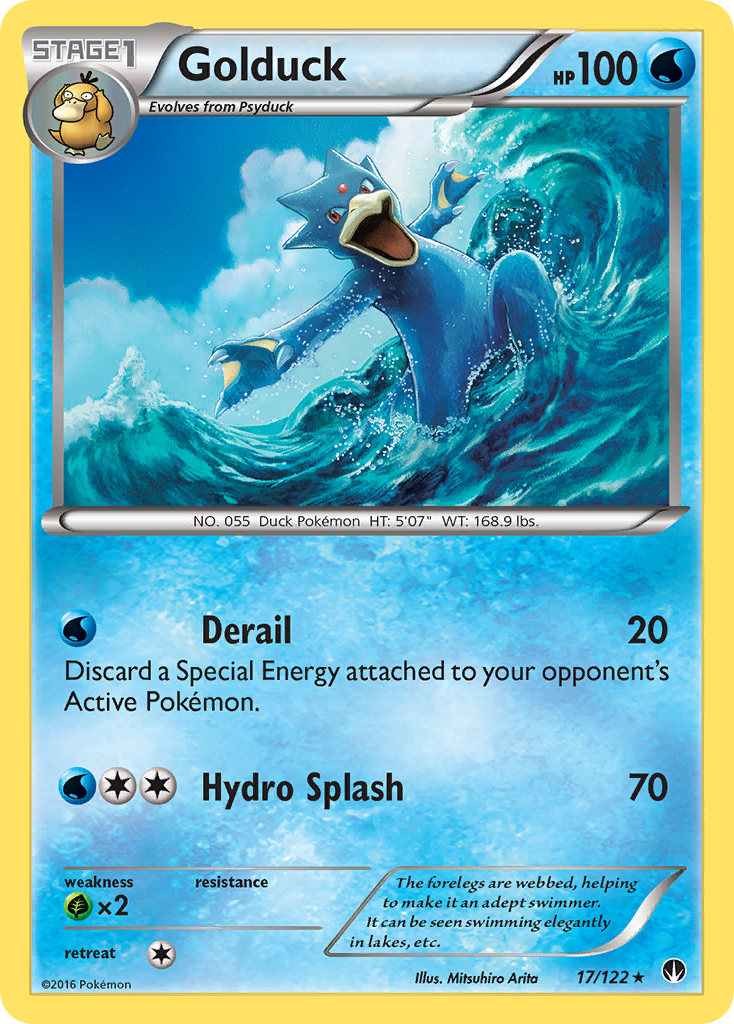 Golduck – BREAKpoint 17/122 Pokémon card