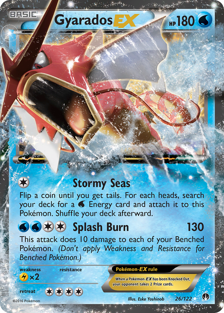 Gyarados-EX – BREAKpoint 26/122 Pokémon card