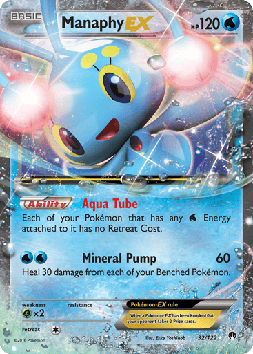 Manaphy-EX - BREAKpoint 32