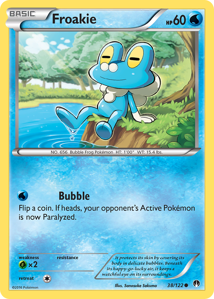 Froakie – BREAKpoint 38/122 Pokémon card