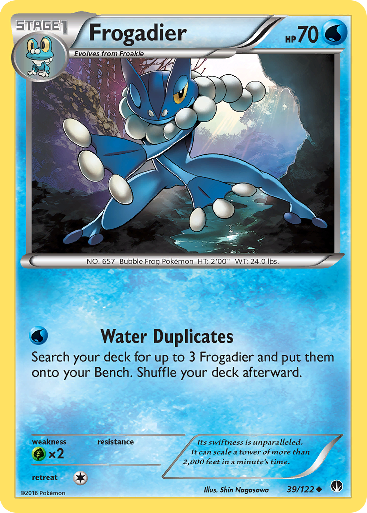 Frogadier – BREAKpoint 39/122 Pokémon card